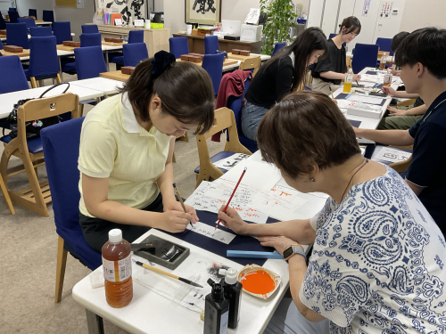 次世代の棋士を育む教養講座＜書道の会 第１５回＞